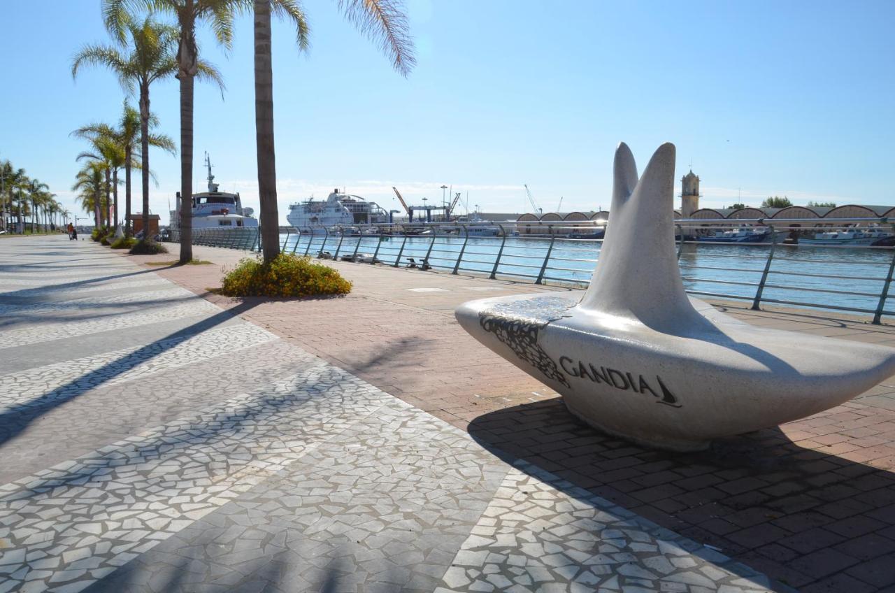 Apartamento Playa&Port Gandia Solo Familias Exterior foto