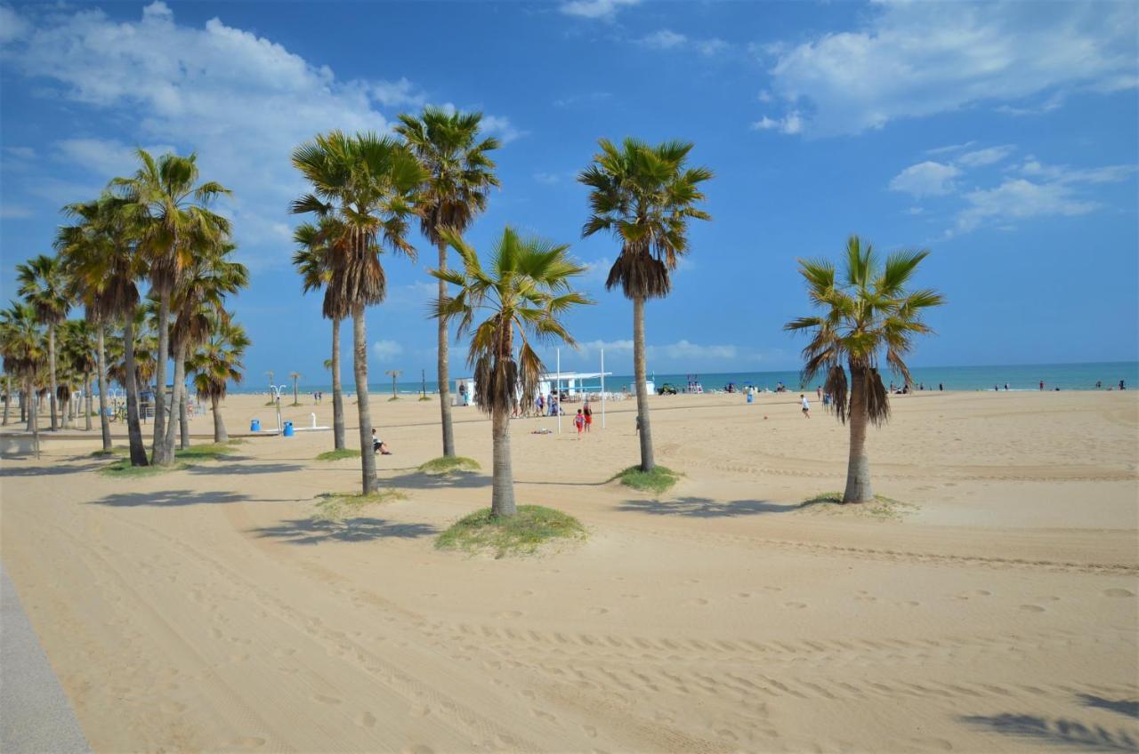 Apartamento Playa&Port Gandia Solo Familias Exterior foto